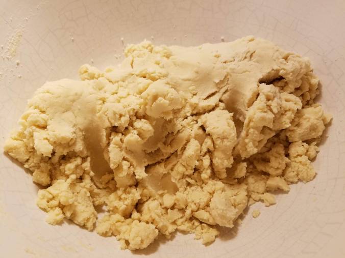 dough together in bowl