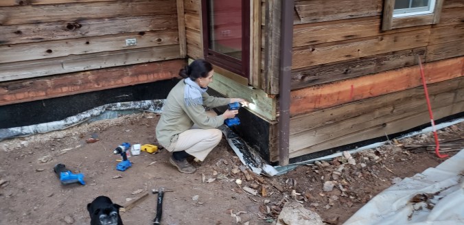 installing ledger board.jpg